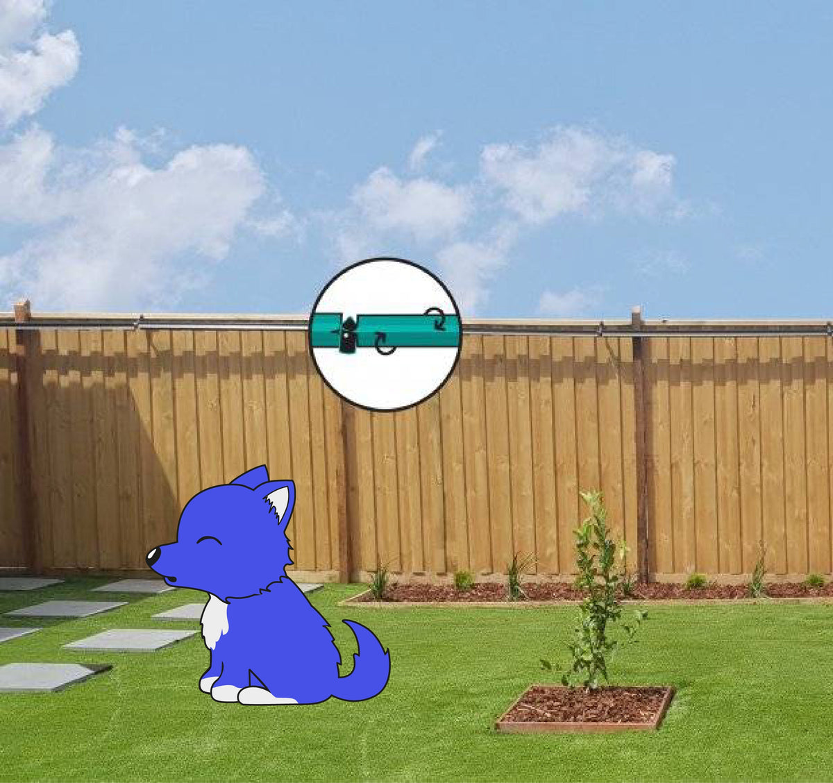 62 Metre Dog-Proof Fence Kit Oscillot® Europe and UK